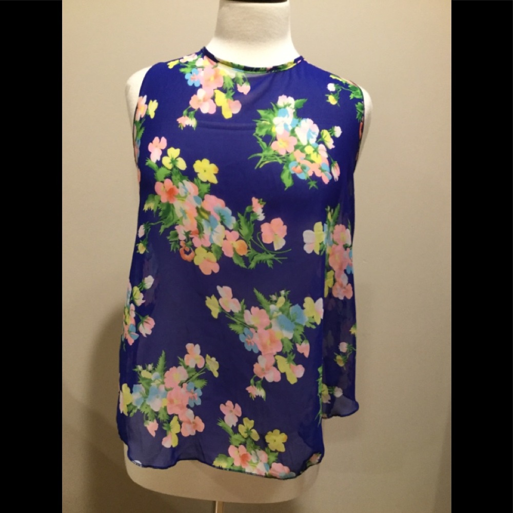 Medium lightweight blue top